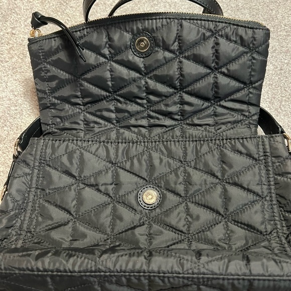Kate Spade Black Quilted Women's Miri crossbody bag EUC - Picture 3 of 12